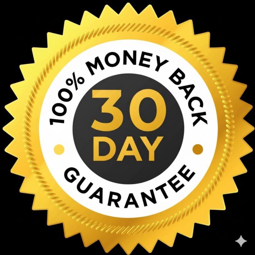 Levium-30-day risk-free money-back guarantee badge